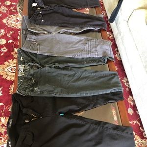 Jeans 4.00 a pair tee shirts 2.00 Romper 2.00